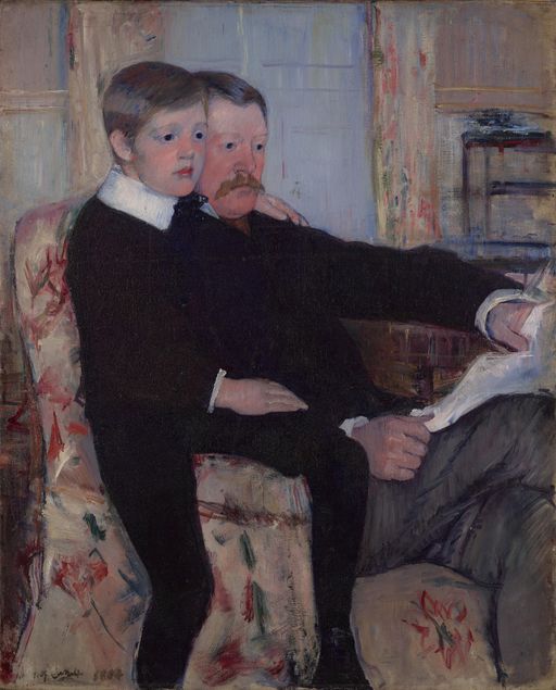 Alexander J. Cassatt and His Son, Robert Kelso Cassatt