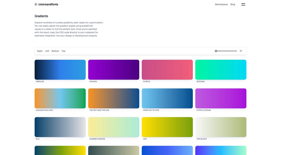 - Colors & Fonts