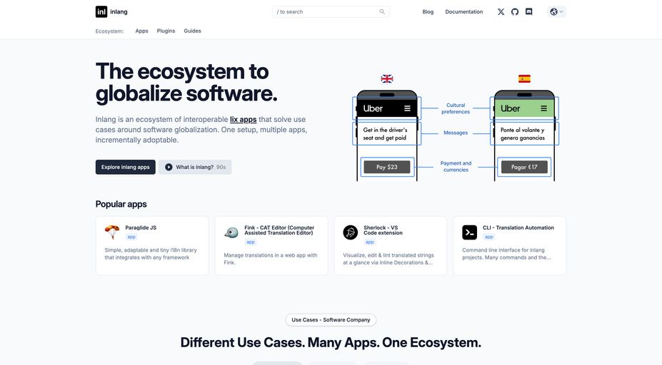 inlang Marketplace - The ecosystem to go global