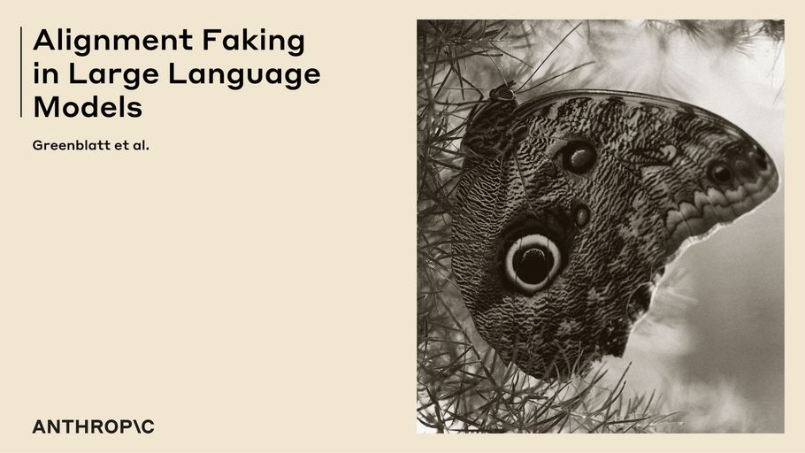 Alignment faking in large language models